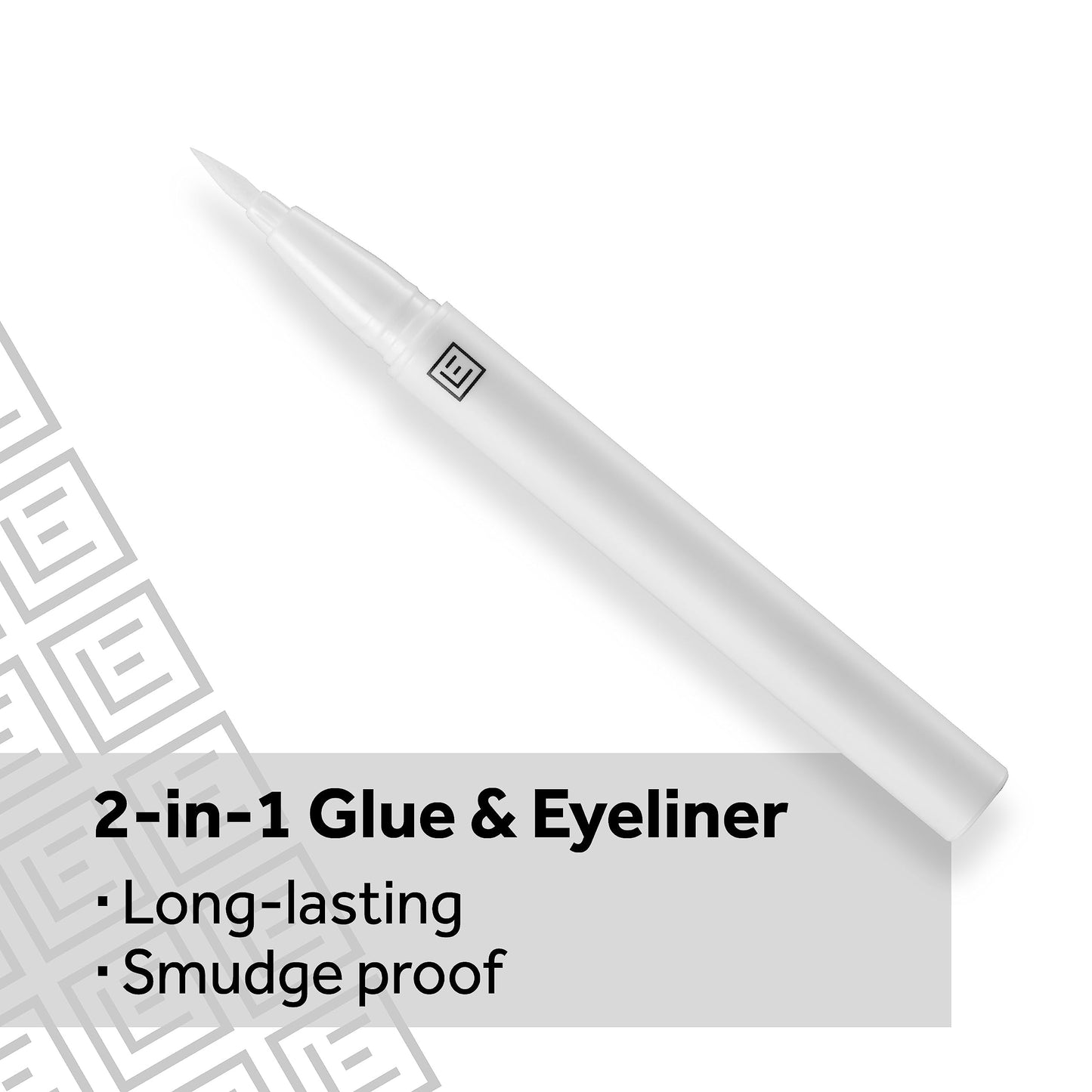 Eylure Line & Lash Felt Tip Adhesive Pen for False Eyelashes, Clear, 0.7 ml