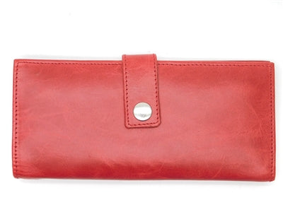 Iris Tyler Genuine Leather, Soho Card Wallet, Red
