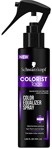 Schwarzkopf COLORIST TOOLS Color Equalizer Spray Harmonizes Pourous Hair from Root to Tips for Even Color Results  3.38 fl oz