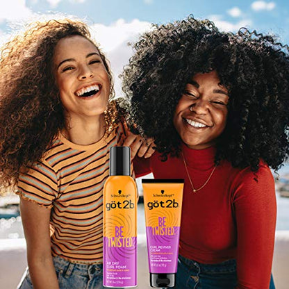 Schwarzkopf got 2b  BE TWISTED Air Dry Curl Foam   8oz