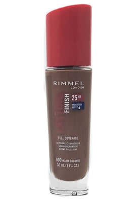 Rimmel LASTING FINISH 25hr Full Coverage Liquid Foundation. 600 Warm Coconut   1 fl oz