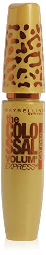 Maybelline New York Volum' Express The Colossal Cat Eyes Washable Mascara Makeup, Glam Black, 2 Count