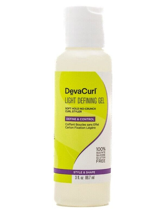 DevaCurl LIGHT DEFINING GEL Curl Styler,Soft Hold Hold No Crunch  3 fl oz