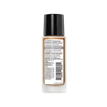 Almay Skin Perfecting COMFORT MATTE Oil Free Foundation, 230 Warm Caramel   1 fl oz