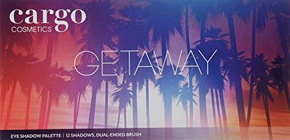 cargo Getaway Eye Shadow Palette: 12 Shadows (each .03 Oz.), Dual Ended Brush