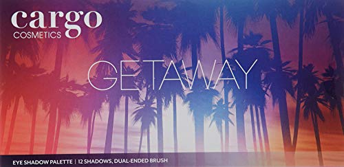 cargo Getaway Eye Shadow Palette: 12 Shadows (each .03 Oz.), Dual Ended Brush