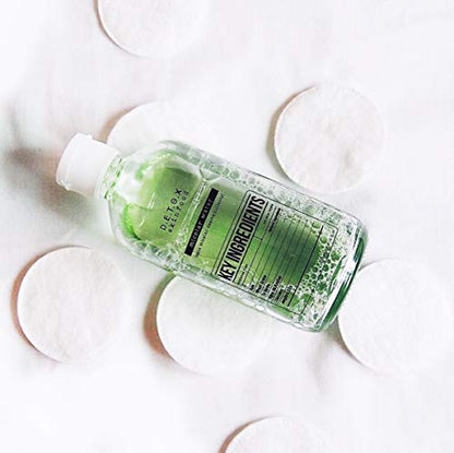 DETOX Skinfood Body Micellar Water. Kale, Wheat Grass, Green Tea, Tumeric, Olive Oil, Almond Oil, Bergamot Oil, Eco Ginger  8.45 fl oz
