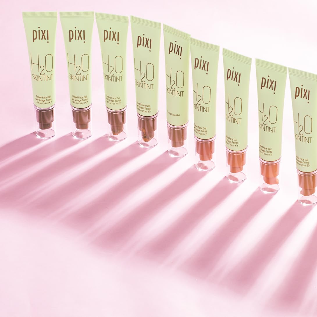 PIXI by Petra H2O Skintint Foundation Tinted Face Gel Cinnamon 1.2 fl Oz/35ml