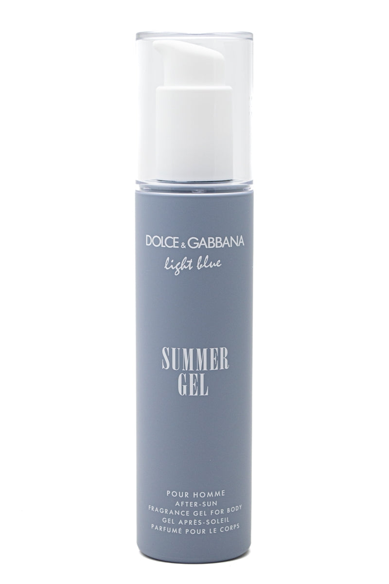Dolce Gabbana Light Blue SUMMER GEL After Sun Fragrance Gel   5fl oz  For men (New, No Box)