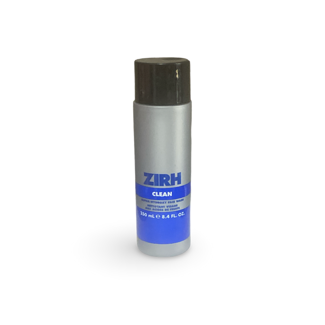 ZIRH Clean Alpha-Hydroxy Face Wash 8.4 Fl Oz.