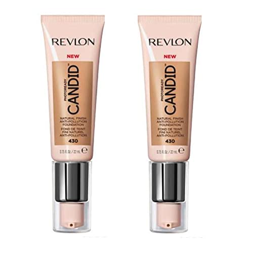 Revlon Photoready CANDID Natural Finish Foundation, 430 Honey Beige  .75 fl oz