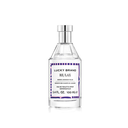 Lucky Brand RE/LAX Serene Lavender Fields Eau de Toilette 3.4 Oz