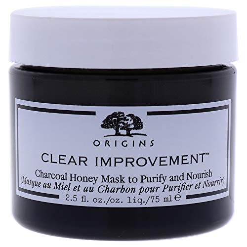 Origins Clear Improvement Charcoal Honey Mask To Purify & Nourish, 2.5 Fl Oz