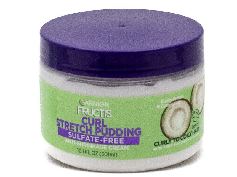 Garnier Fructis CURL STRETCH PUDDING Anti-Shrinkage Cream 10.1 fl oz