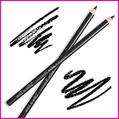 Wet n Wild  COLORICON Kohl Eyeliner, Baby's Got Black   .04oz
