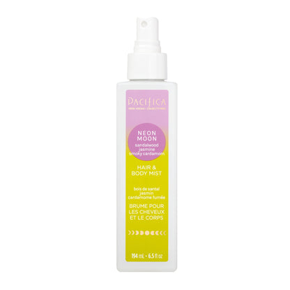 Pacifica Beauty Neon Moon Hair Perfume & Body Mist, 6.5oz, Sandalwood, Jasmine, Smoky Cardamom Notes