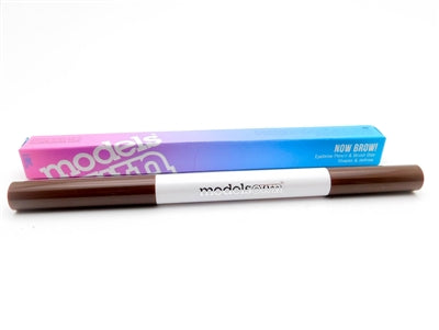 Models Own Now Brow Eyeshadow Pencil & Brush Duo Medium Brown 132 .007oz