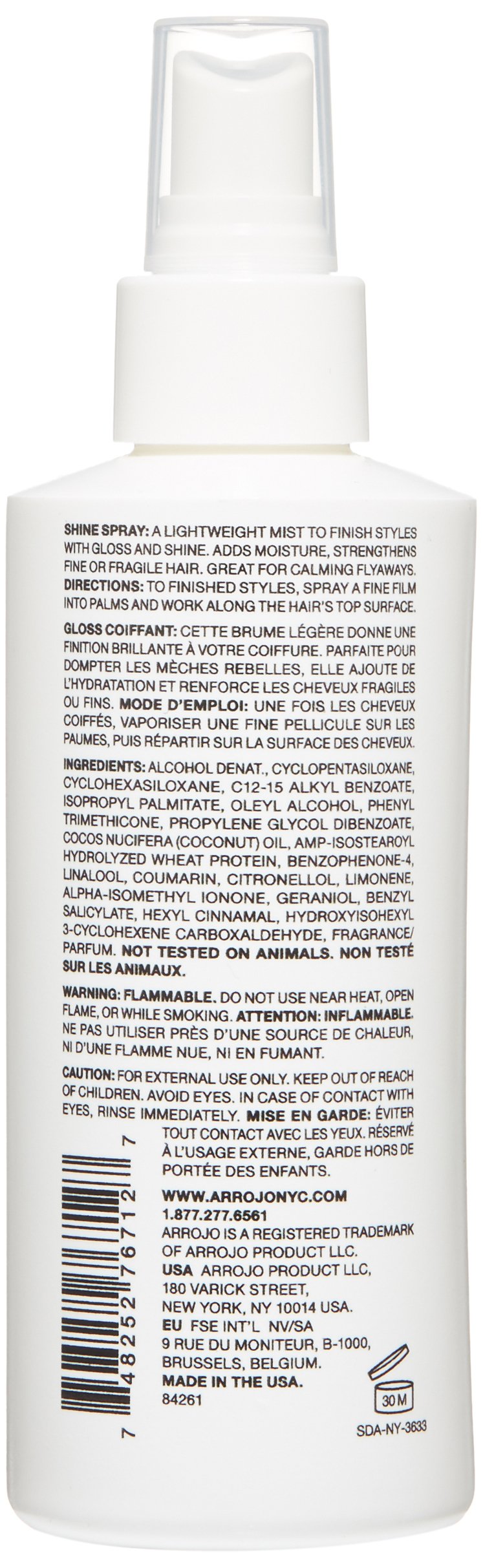 Arrojo Shine Spray 6 Oz