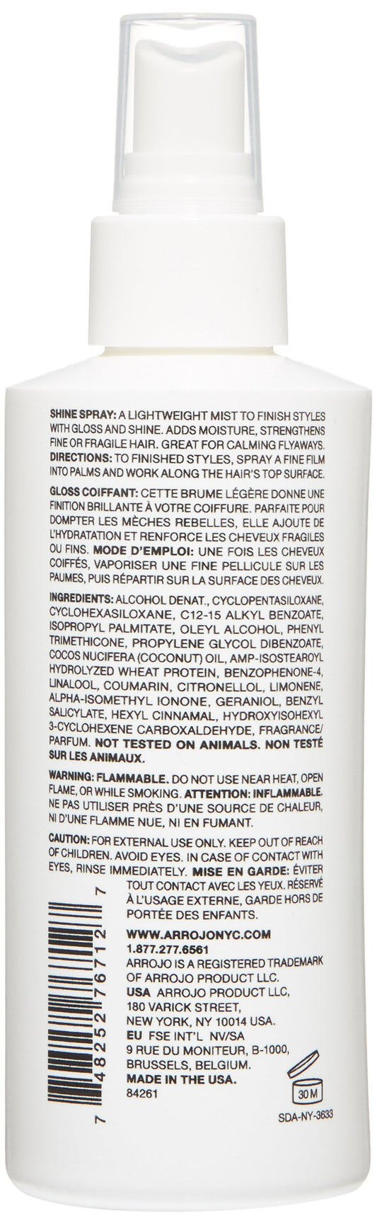 Arrojo Shine Spray 6 Oz