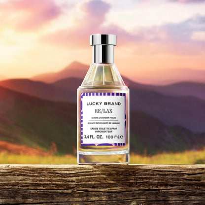 Lucky Brand RE/LAX Serene Lavender Fields Eau de Toilette 3.4 Oz