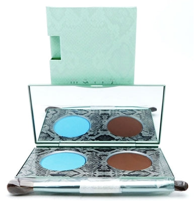 Mally Evercolor Modern Matte Eyeshadow Duo Earth: Brush, Eyeshadow Duo .18 Oz.