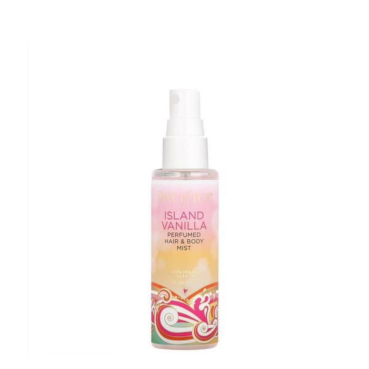 Pacifica Island Vanilla Perfumed Hair & Body Mist, 2 fl oz