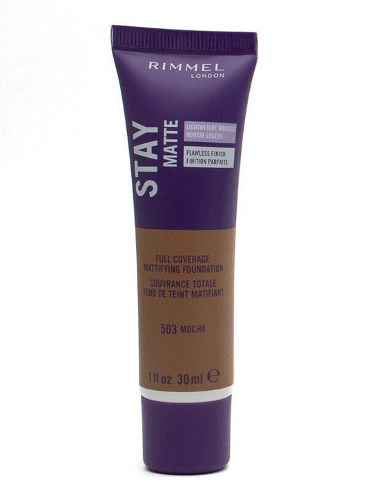Rimmel STAY Matte Lightweight Mousse Full Coverage Mattifying Foundation, 503