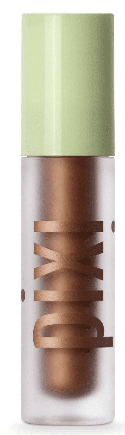 Pixi EyeLift Max Liquid EyeShadow | Long-Wearing, Crease-Free Color | Luminous & Soft-Focus Finish | With Avocado, Rosehip & Mango Seeds Extracts | Mocha | 0.12 oz/3.4 g