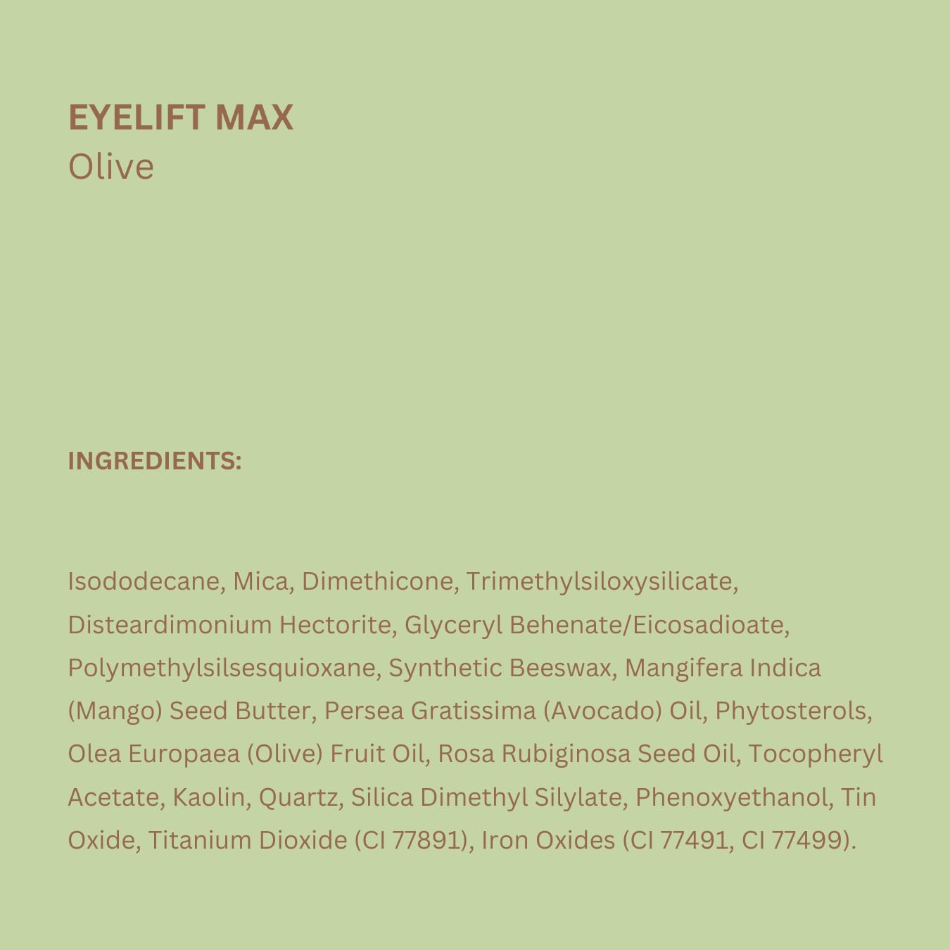Pixi by Petra EyeLift Max Liquid Shadow - Olive 0442 - 0.12 oz.
