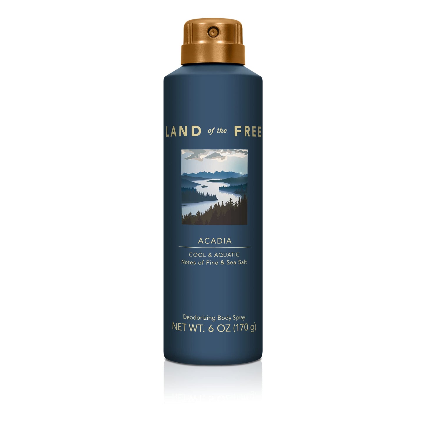 Land of the Free Acadia Body Spray, 6 FL OZ, Pack of 1