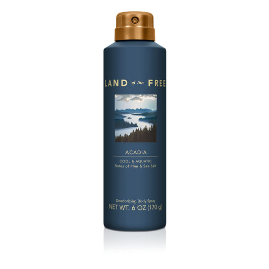 Land of the Free Acadia Body Spray, 6 FL OZ, Pack of 1