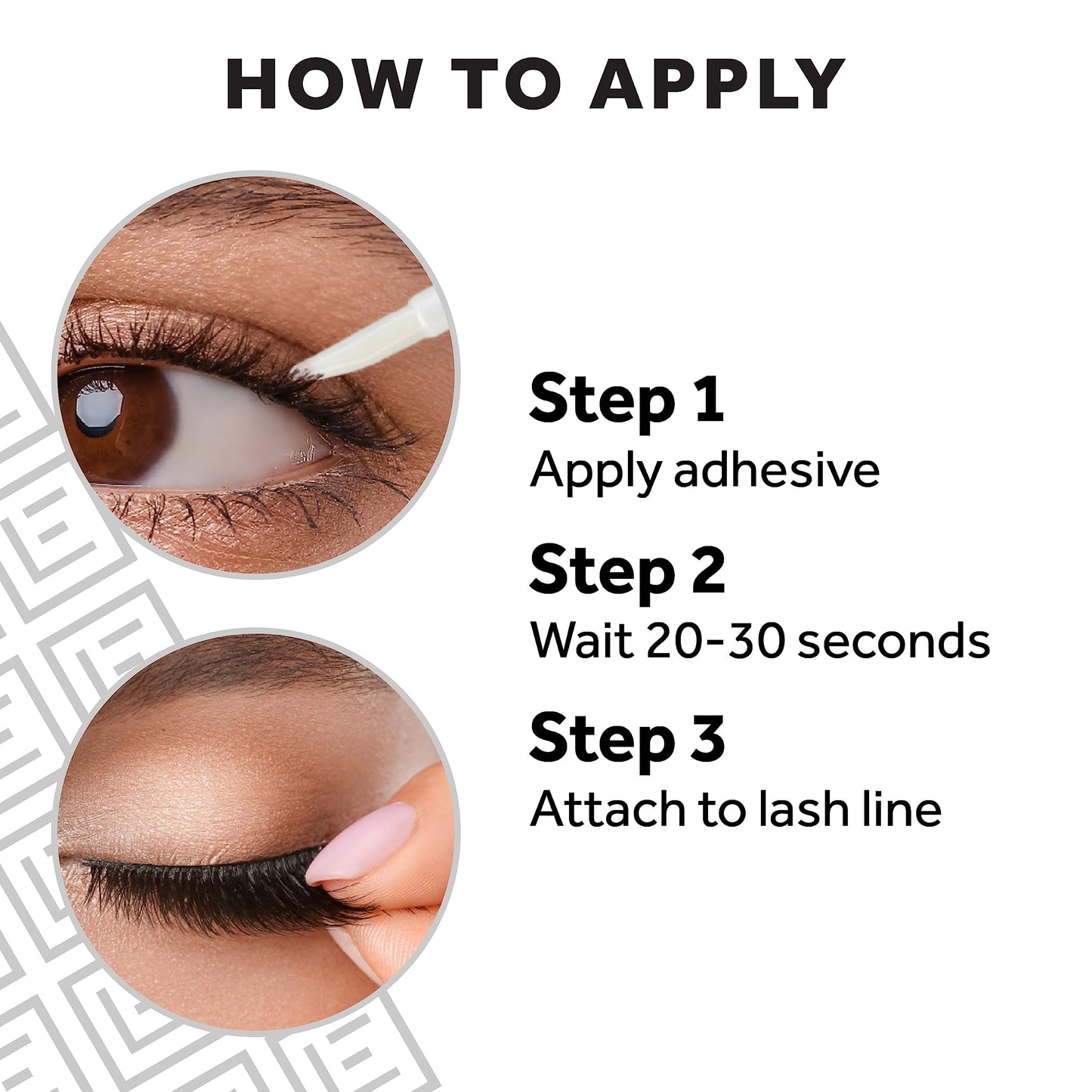 Eylure Line & Lash Felt Tip Adhesive Pen for False Eyelashes, Clear, 0.7 ml