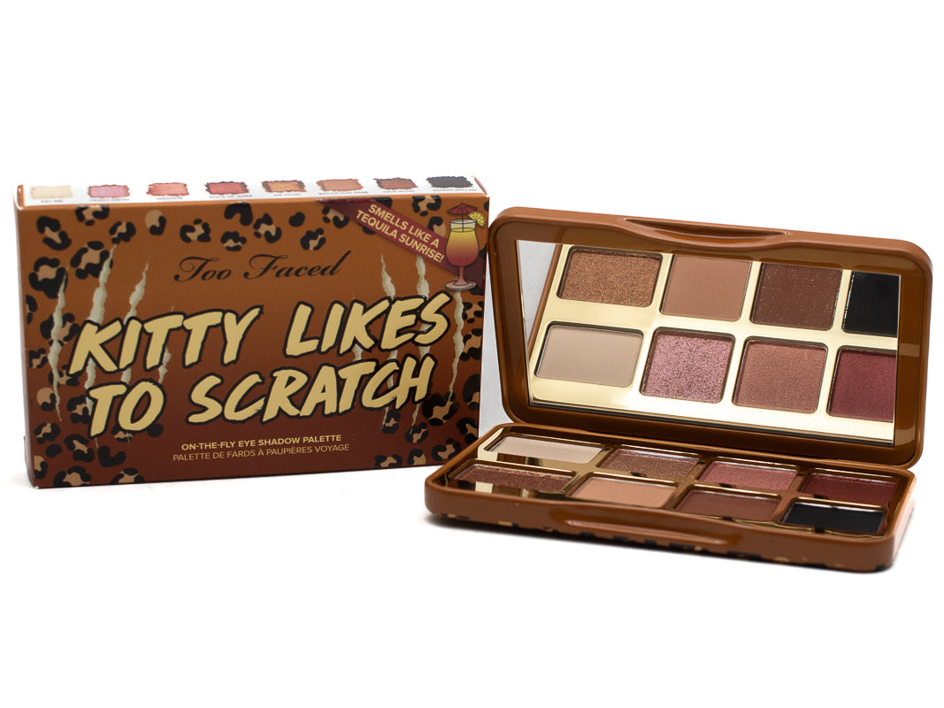 Too Faced KITTY LIKES TO SCRATCH Tequila Sunrise Scented On-The-Fly Eye Shadow Palette, 8 colors