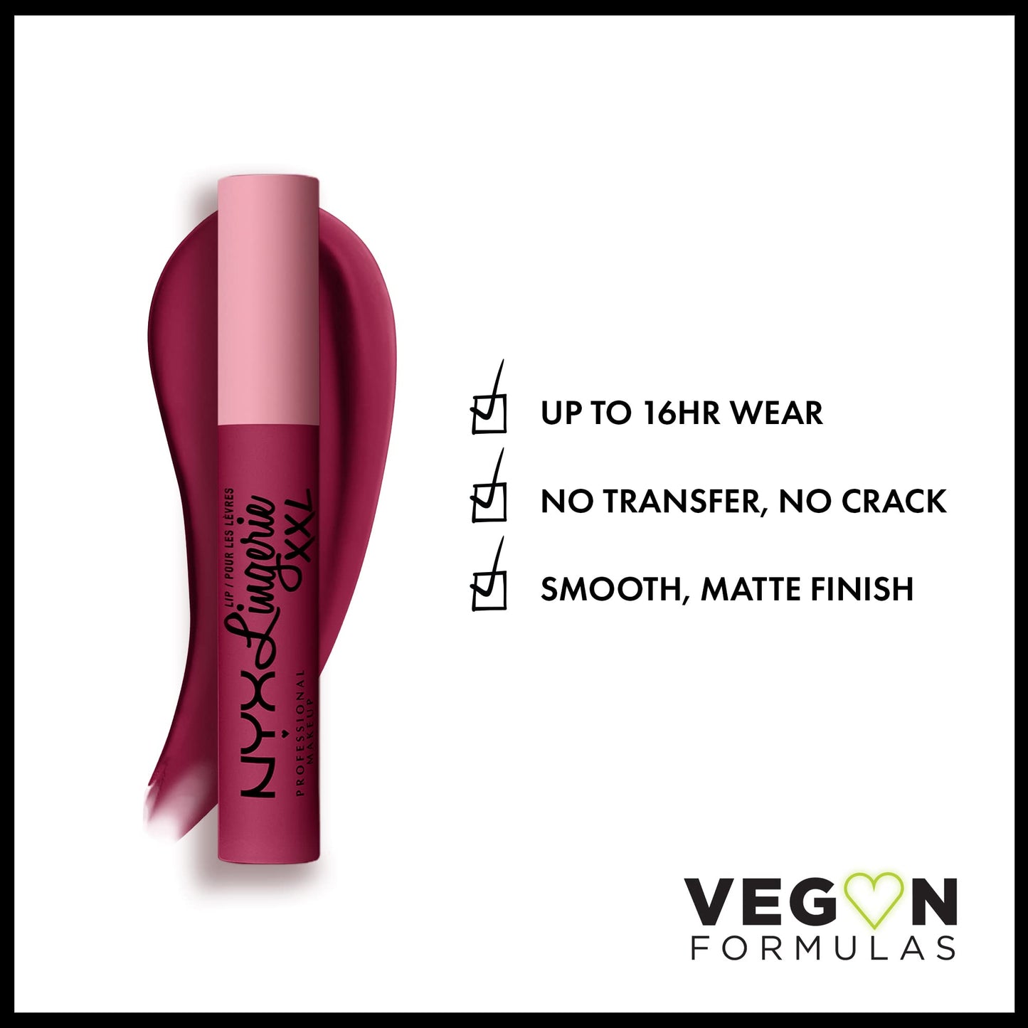 NYX Professional Makeup Lip Lingerie XXL Liquid Lipstick, XXTended, 0.13 fl. oz.