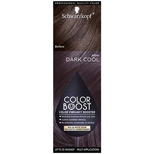 Schwarzkopf COLOR BOOST Color Vibrancy Booster, Dark Cool  1 fl oz