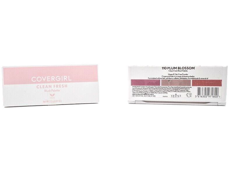 Covergirl CLEAN FRESH Blush Palette, 110 Plum Blossom .07oz