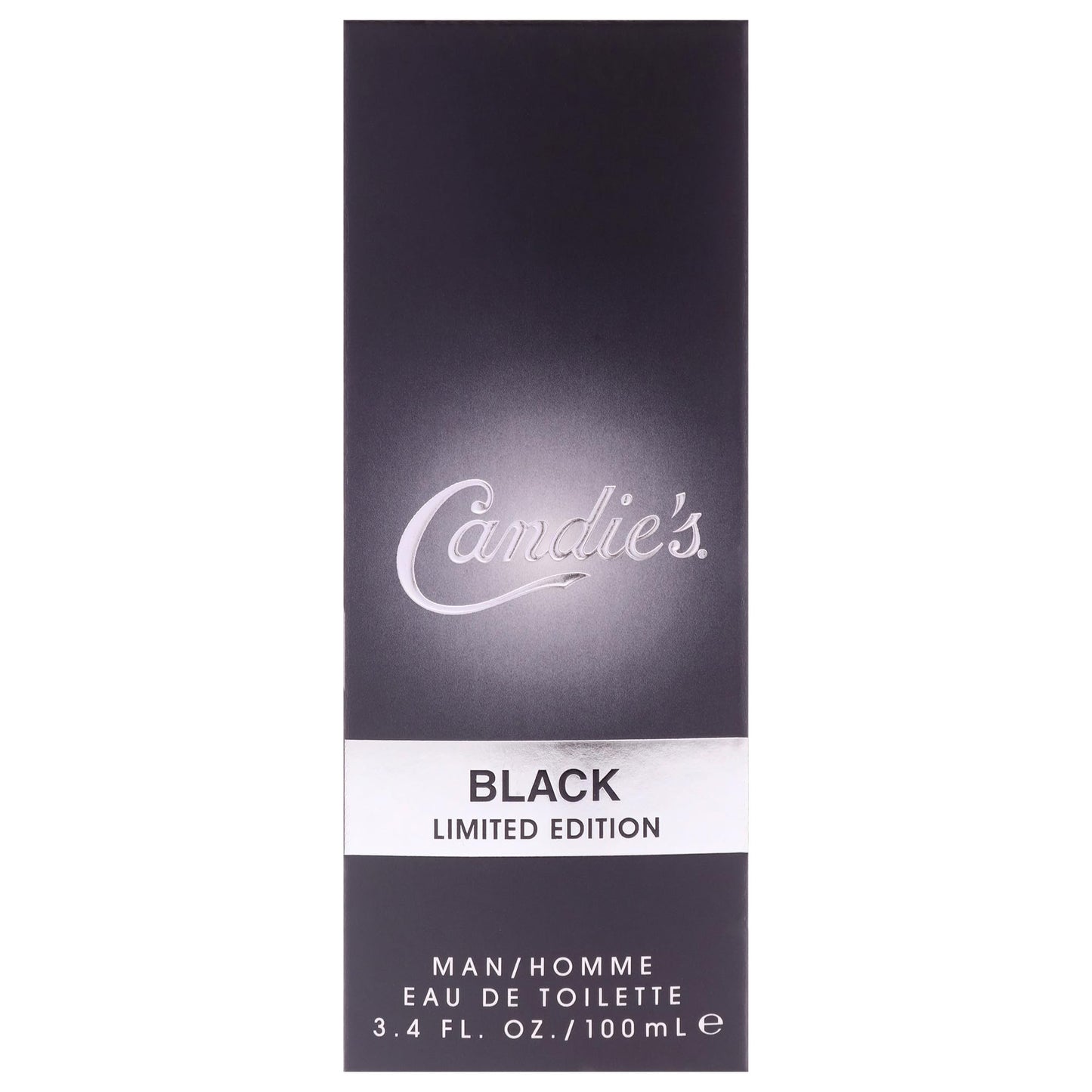 Candie's Black Eau De Toilette Spray, Fragrance for Him, Woody Cologne for Men, 3.4 fl oz, 1 Piece