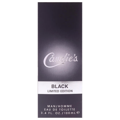 Candie's Black Eau De Toilette Spray, Fragrance for Him, Woody Cologne for Men, 3.4 fl oz, 1 Piece