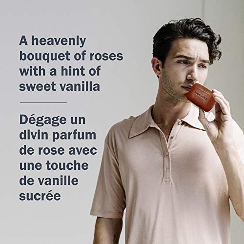 schmidt's ROSE + VANILLA Natural Soap with Exfoliating Vanilla Bean  5oz