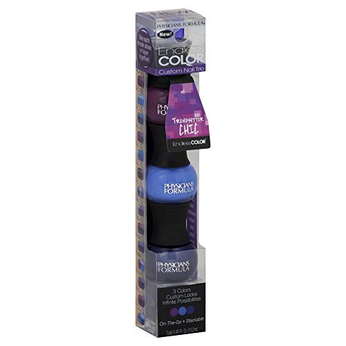 Physicians Formula Endless Color Nail Polish Trio Trendsetter Chic total .45 Fl Oz.
