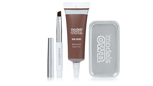 Models Own Now Brow Tint Kit: Medium Brown 04, 1 tint, 1 brow brush, 1 mixing tray, 1 carrying case