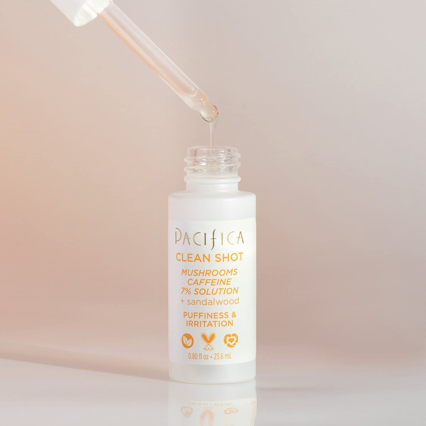 Pacifica Clean Shot Mushrooms and Caffeine 7 Percent Serum 0.80 oz