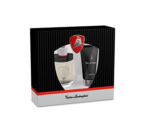Tonino Lamborghini Gift Set: Invincible Eau de Toilette 1.3 fl oz and Shower Gel  3.4 fl oz