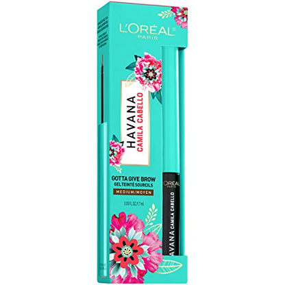 L'Oreal Paris Cosmetics X Camila Cabello Havana Gotta Give Liquid Brow, Deep, 0.05 Fluid Ounce