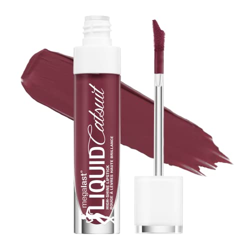 wet n wild Megalast LIQUID CATSUIT High Shine Lipstick, 969A Wine is the Answer  .2oz