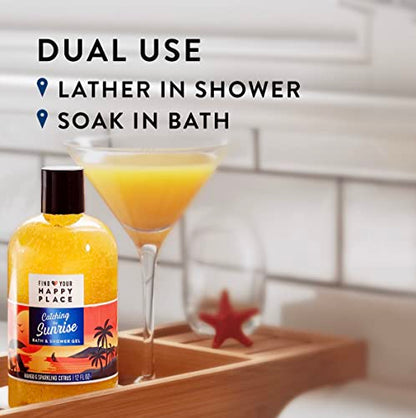 Find Your Happy Place Catching the Sunrise bath & shower gel