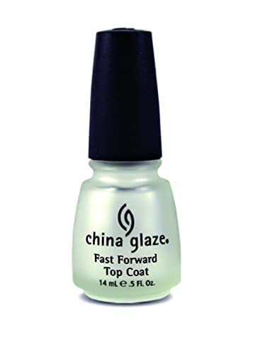 china glaze FAST FORWARD Top Coat, Dries in Seconds  .5 fl oz