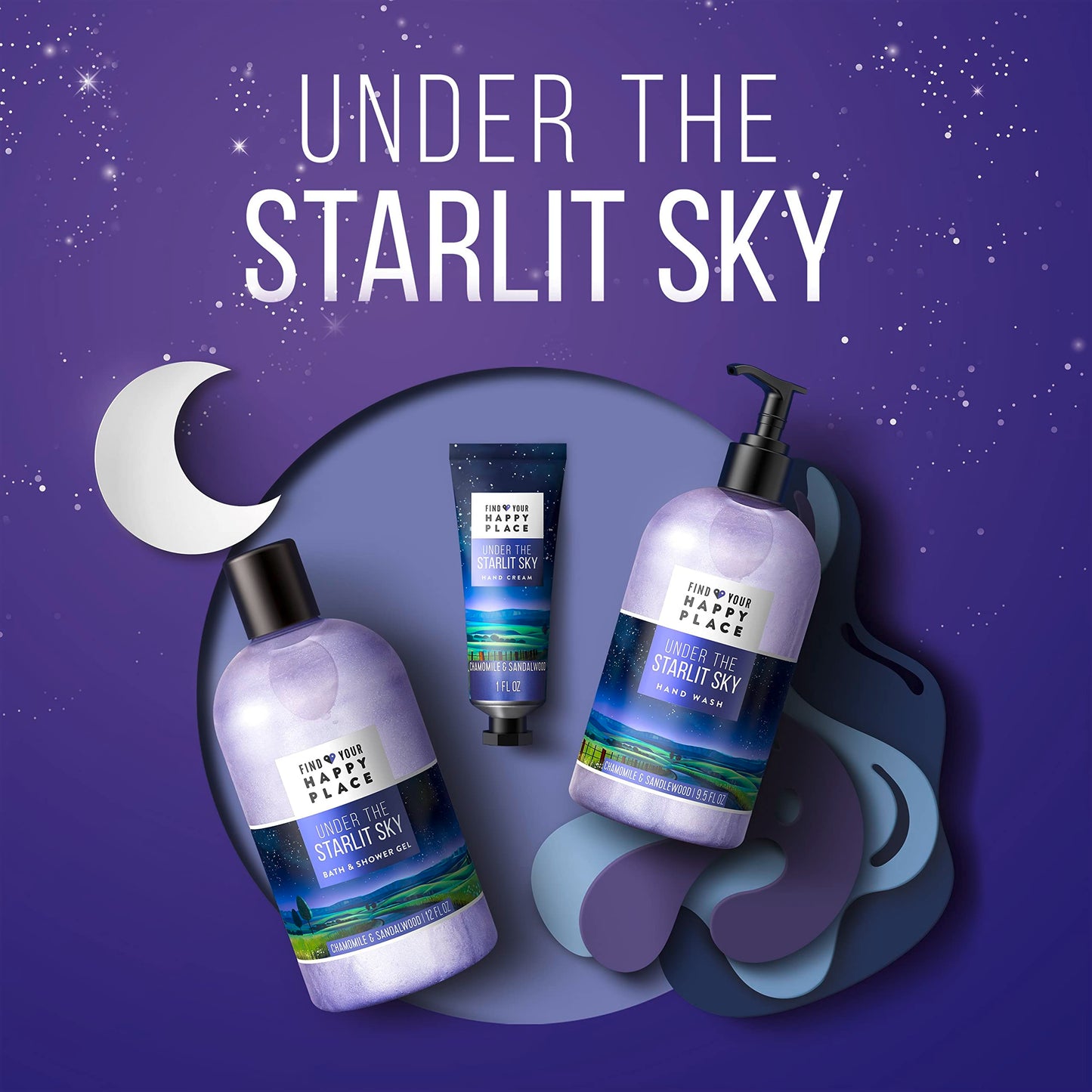 Find Your Happy Place UNDER THE STARLIT SKY Hand Wash 9.5 fl oz
