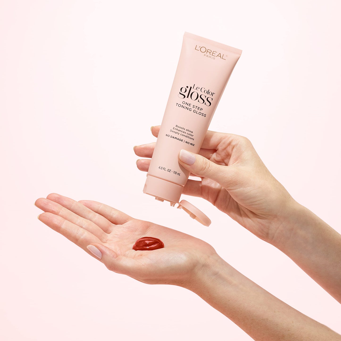 L'Oreal LE COLOR GLOSS One Step Toning Gloss, Auburn. 3 applications