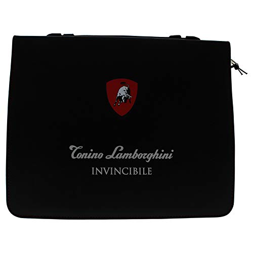 Tonino Lamborghini INVINCIBILE Gift Folio Set: Eau de Toilette  4.2 fl oz,  Shower Gel  5 fl oz, After Shave Balm 5 fl oz, Portfolio Case
